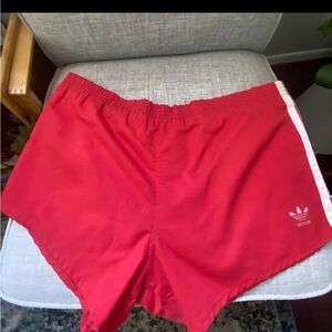 Vintage Adidas Red Sports Shorts